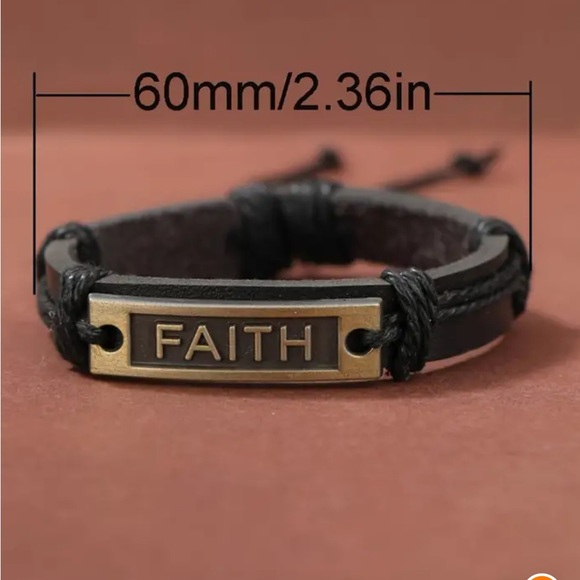 NEW Faith Adjustable Bracelet - Picture 4 of 8